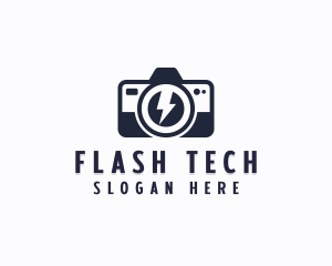 Flash - Digicam Flash Camera logo design