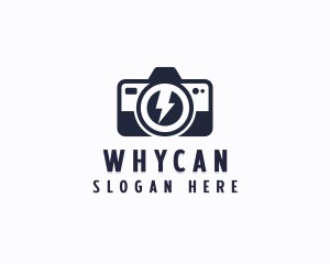 Dslr - Digicam Flash Camera logo design