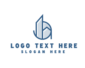 Property - Architect Building Property logo design