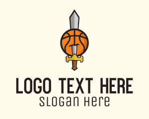 Championship - Basketball Sword Team logo design