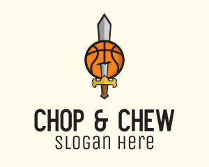 Sports Team - Basketball Sword Team logo design