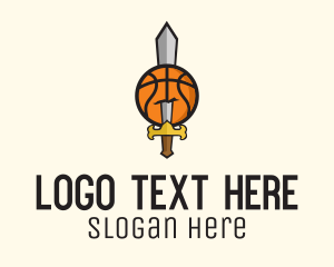Dagger - Basketball Sword Team logo design