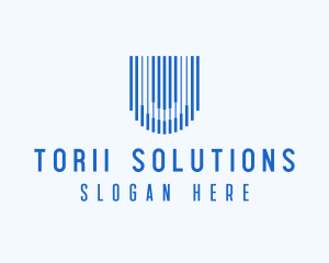 Startup Business Letter U logo design