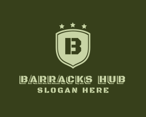 Army Shield Military logo design