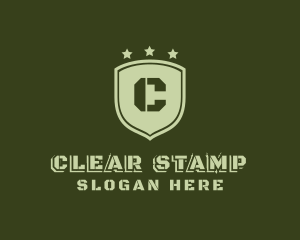 Army Shield Military logo design