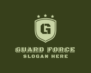 Army Shield Military logo design