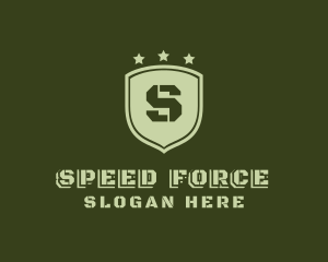 Army Shield Military logo design