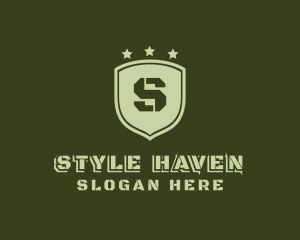 Veteran - Army Shield Military logo design