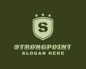 Spray - Army Shield Military logo design