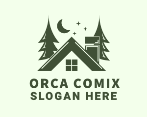 Forest Cottage House Logo