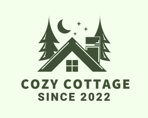 Cottage - Forest Cottage House logo design