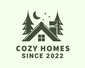 Housing - Forest Cottage House logo design