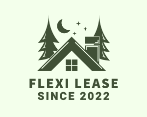 Leasing - Forest Cottage House logo design
