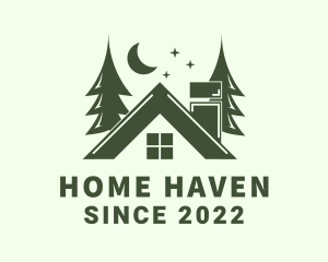 Housing - Forest Cottage House logo design