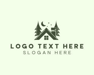 Forest Cottage House logo design