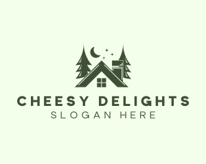 Forest Cottage House logo design