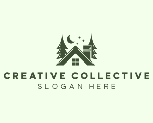 Forest Cottage House logo design