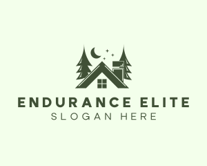 Forest Cottage House logo design