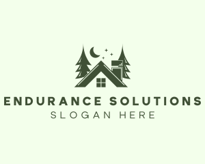 Forest Cottage House logo design