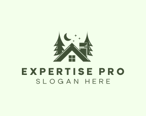 Forest Cottage House logo design