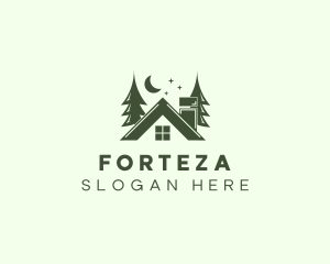 Forest Cottage House logo design