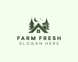 Forest Cottage House logo design