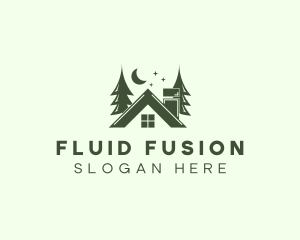 Forest Cottage House logo design