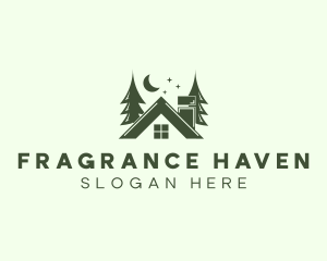 Forest Cottage House logo design