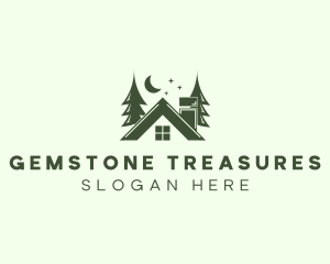 Forest Cottage House logo design