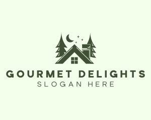 Forest Cottage House logo design