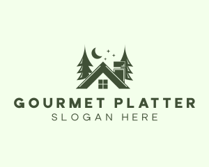 Forest Cottage House logo design