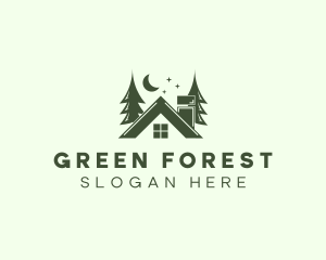 Forest Cottage House logo design