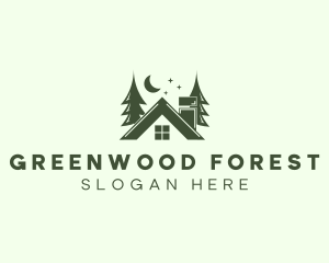 Forest Cottage House logo design