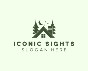 Forest Cottage House logo design