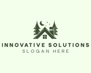 Forest Cottage House logo design