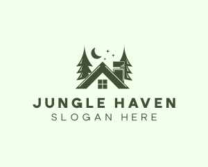 Forest Cottage House logo design