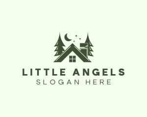 Forest Cottage House logo design