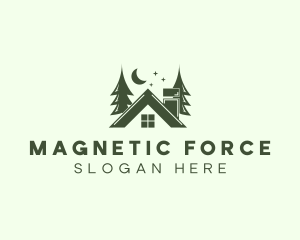 Forest Cottage House logo design