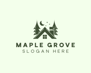 Forest Cottage House logo design