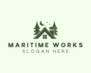 Forest Cottage House logo design