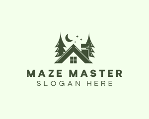 Forest Cottage House logo design