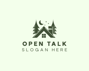 Forest Cottage House logo design