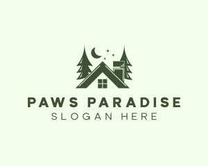 Forest Cottage House logo design