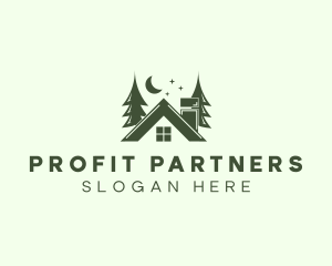 Forest Cottage House logo design