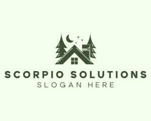 Forest Cottage House logo design