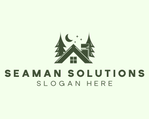 Forest Cottage House logo design