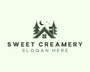 Forest Cottage House logo design