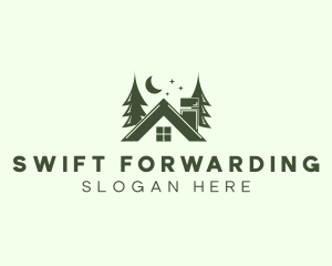 Forest Cottage House logo design