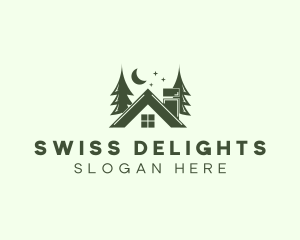 Forest Cottage House logo design