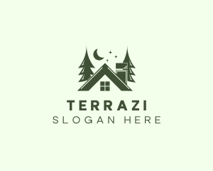 Forest Cottage House logo design